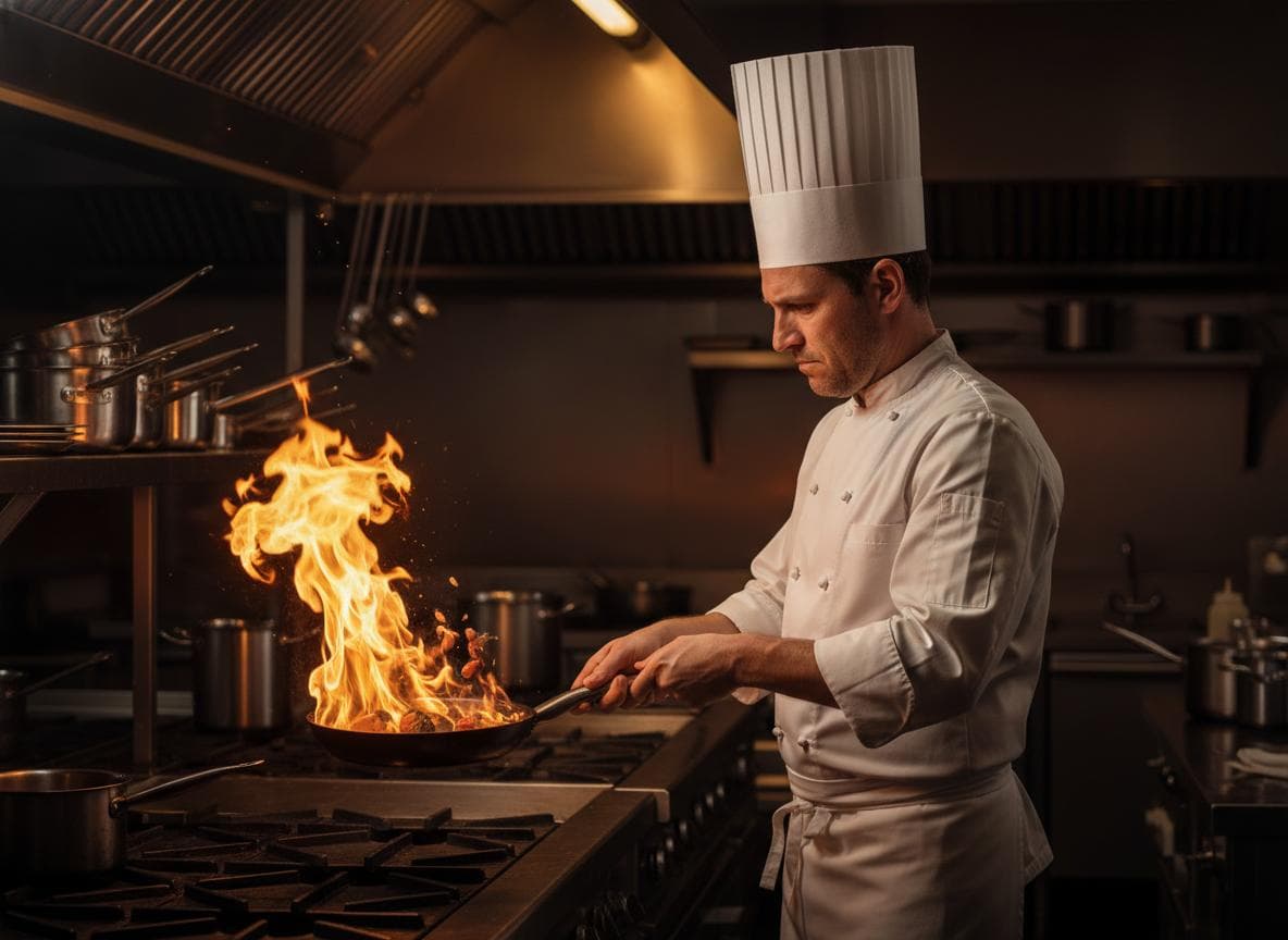 Chef cooking